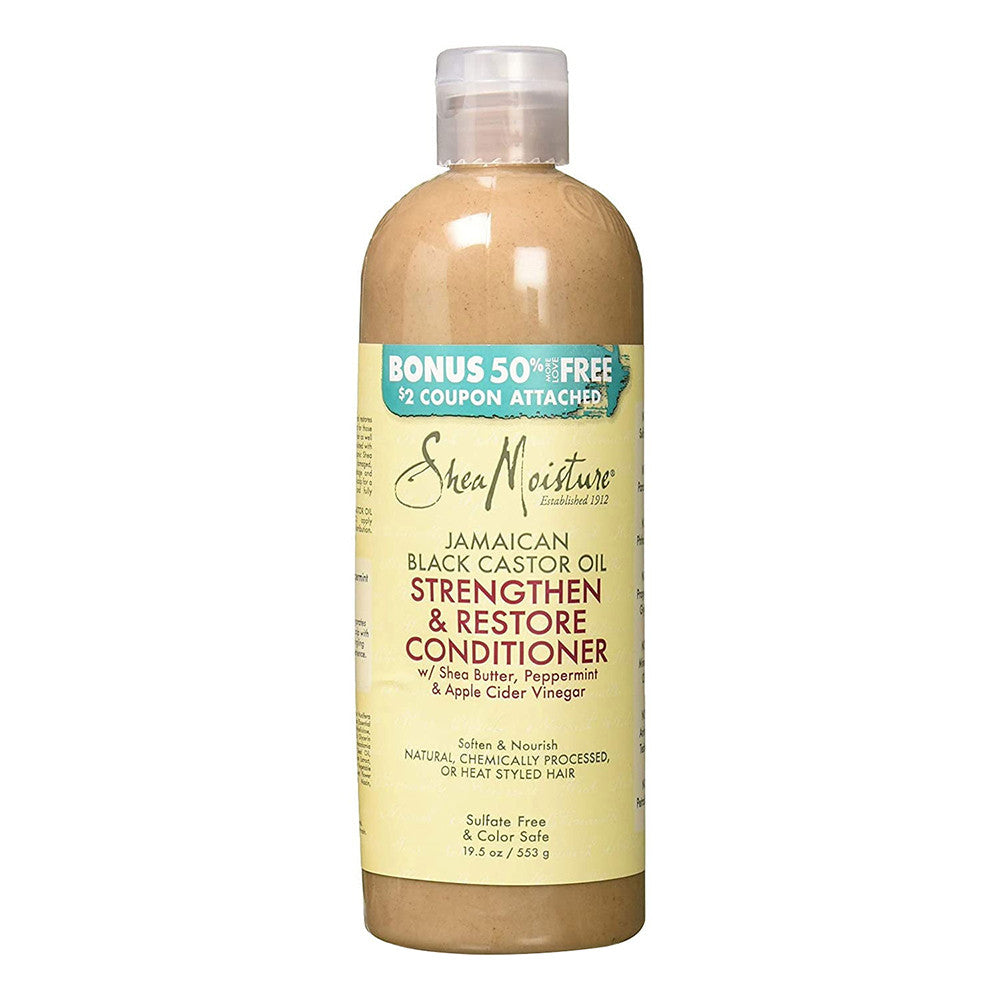 Shea Moisture Jamaican Black Castor Oil Strengthen And Restore Conditioner, 19.5 Oz